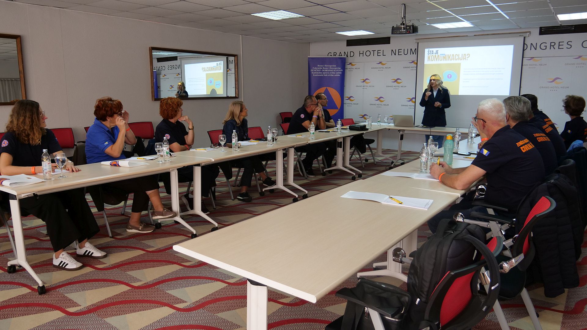 U Neumu održana redovna obuka Kantonalnog štaba civilne zaštite ZDK