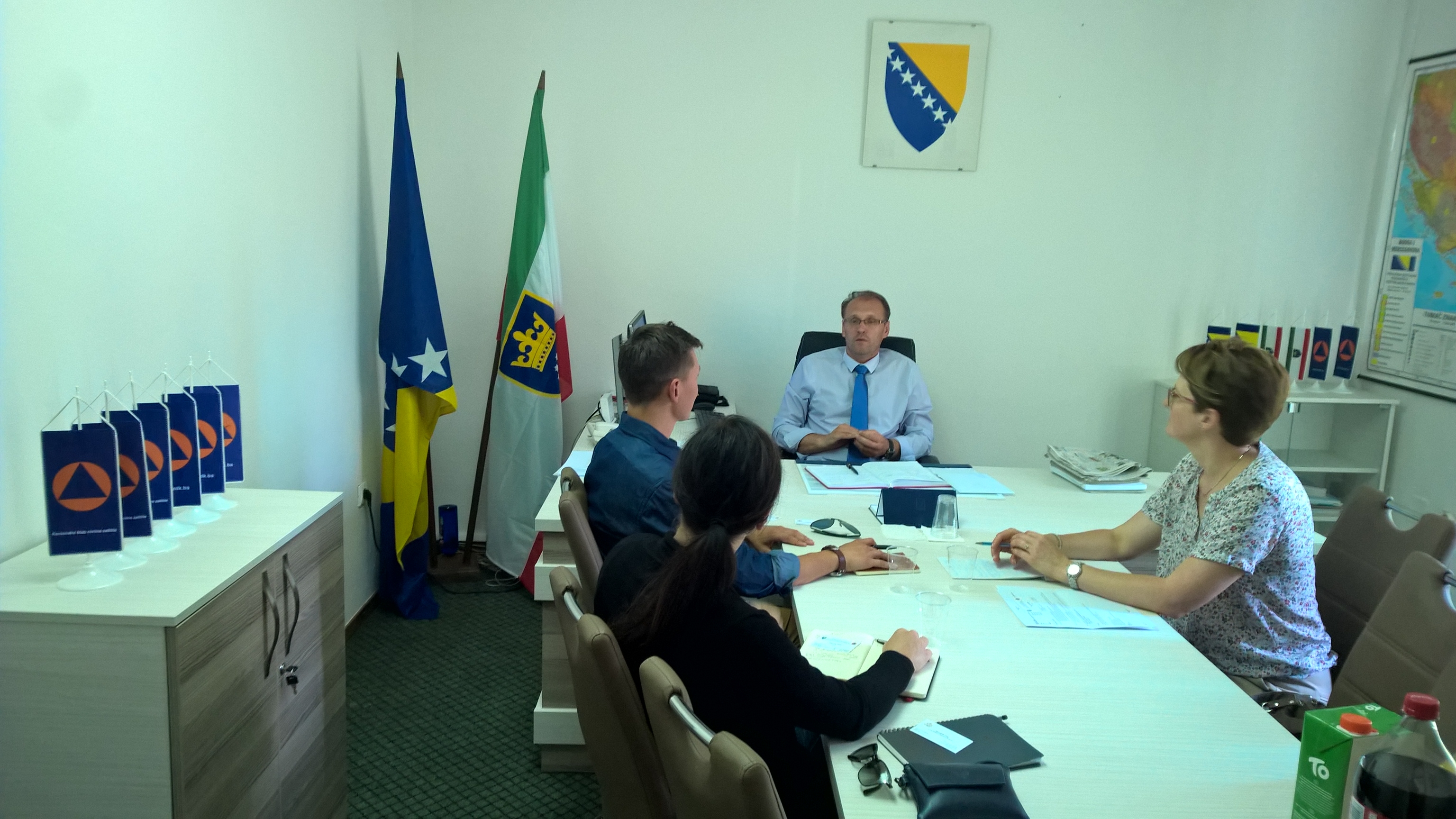 Posjeta tima za civilno-vojnu podršku Ambasade SAD-a Kantonalnoj upravi CZZDK