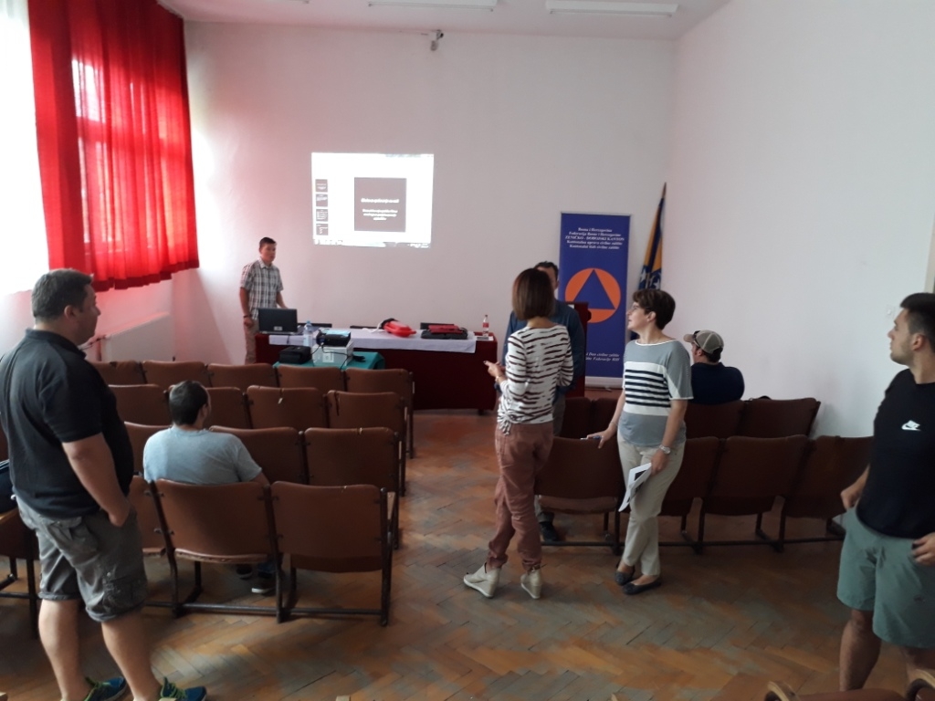 Obuka i praktična vježba Službe zaštite i spašavanja na vodi i pod vodom KUCZ ZDK 16. i 17.08.2017.godine