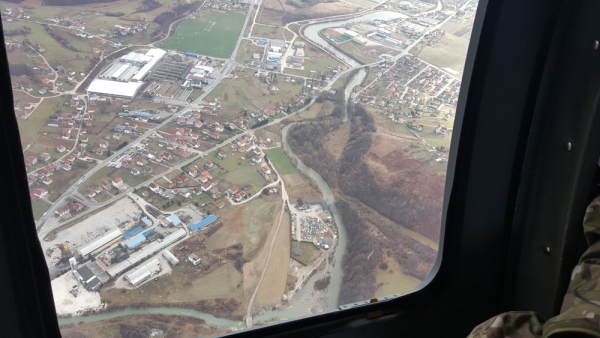 Obilazak terena helikopterom